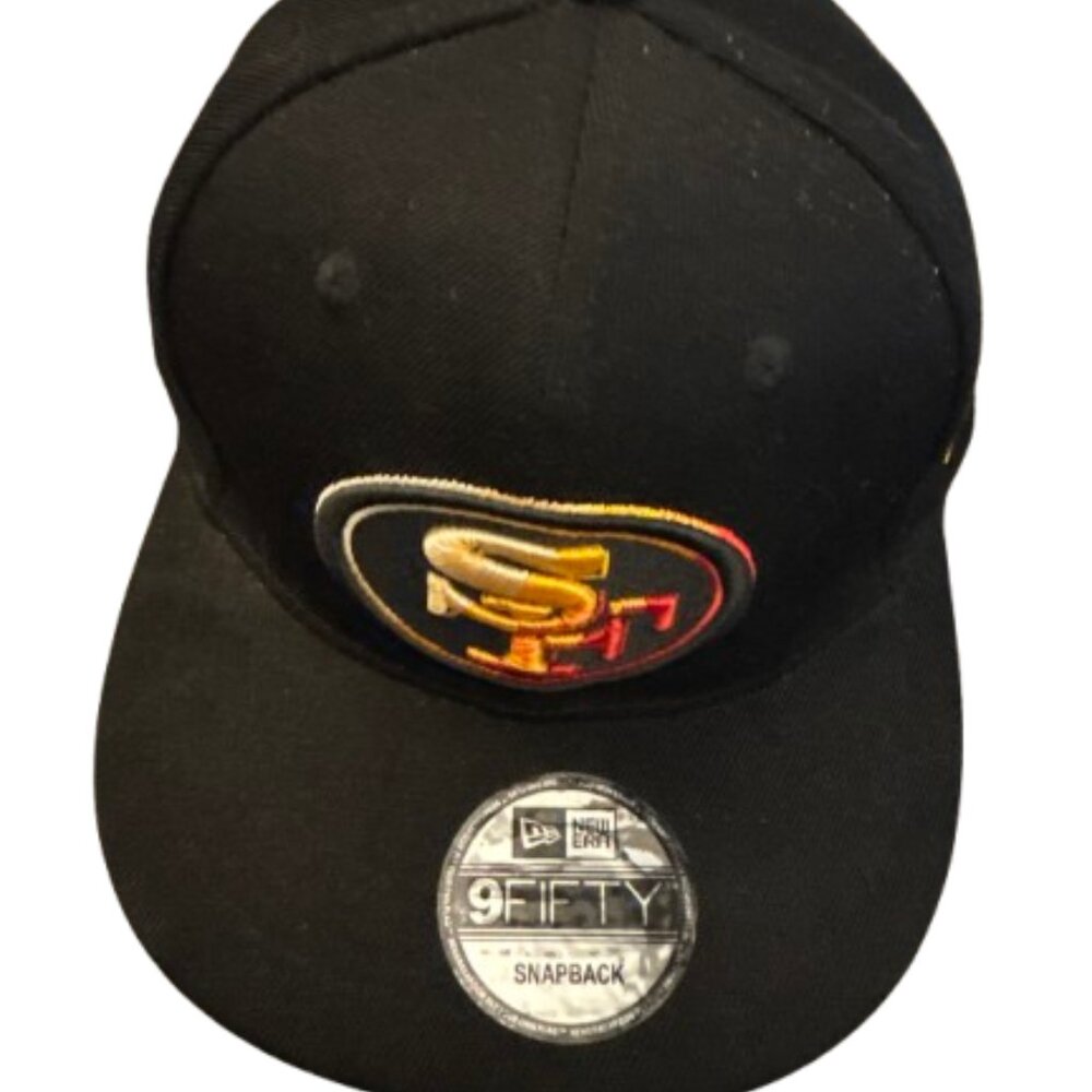New Era San‎ Francisco 49ers 9FIFTY Snapback Black Dim Style Logo Hat